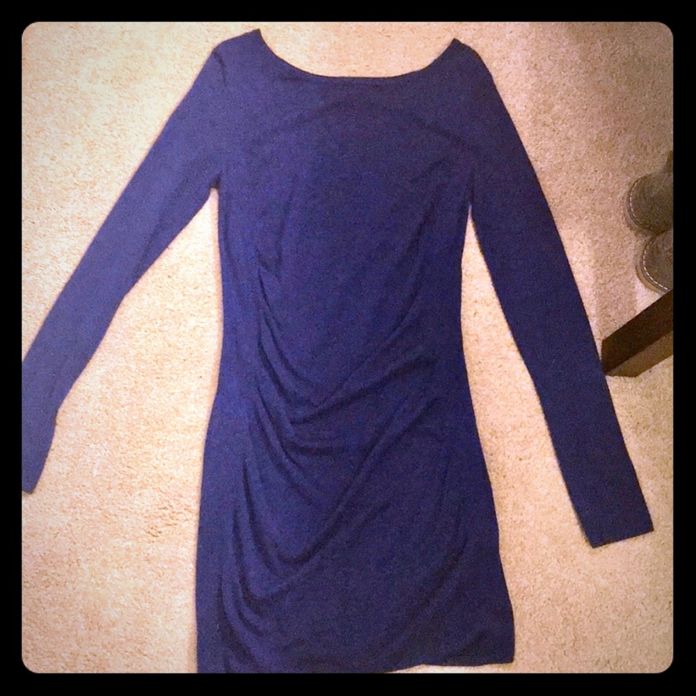 Expesss ruched fitted dress